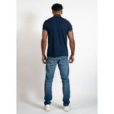 Fred Perry - M3600 - Poloshirt - Blauw - Katoen, Korte Mouwen, Gerecyclede Materialen