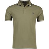 Fred Perry Twin Tipped Polo Heren - Maat S