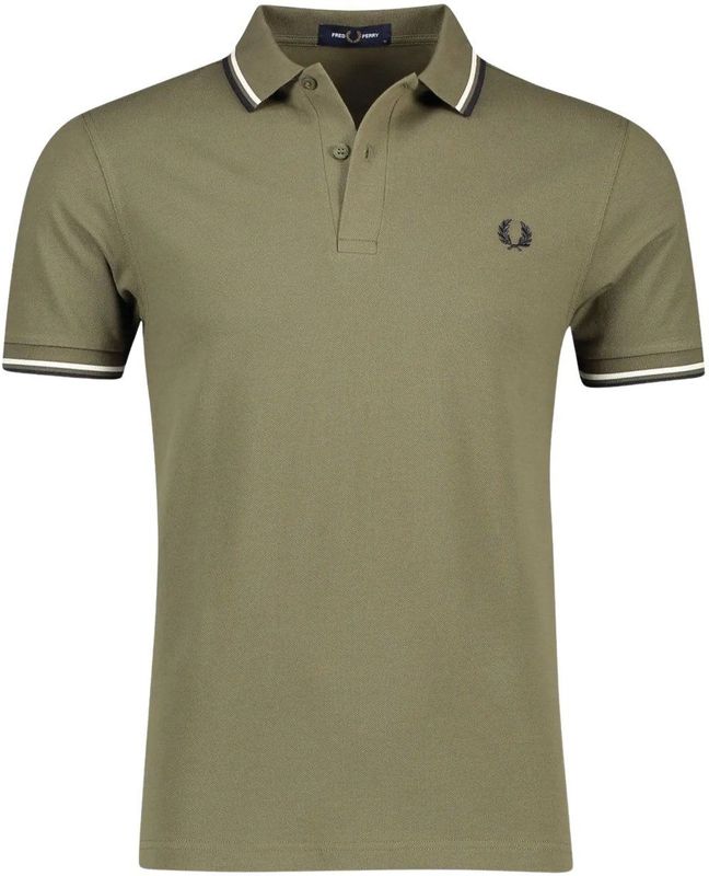 Fred Perry Twin Tipped Polo Heren - Maat S