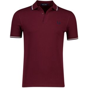 Fred Perry - Polo Shirt - Rood - Katoen