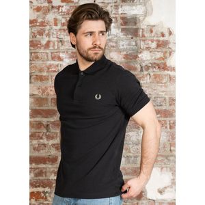 Fred Perry - Polo - Zwart - Katoen - Normale Fit