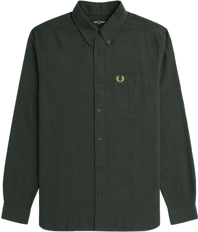 Fred Perry - Fp Oxford - Overhemd - Court Green - Langemouwen
