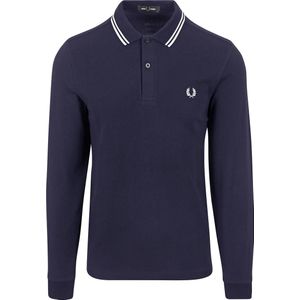 Fred Perry Longsleeve Polo Navy 238 - Heren