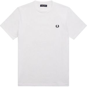 Fred Perry - Ringer T-Shirt - Zwart - Katoen
