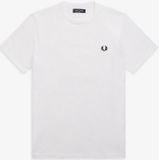 Fred Perry - Ringer T-Shirt - Katoen - Zwart