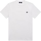 Fred Perry - Ringer T-Shirt - Katoen - Zwart