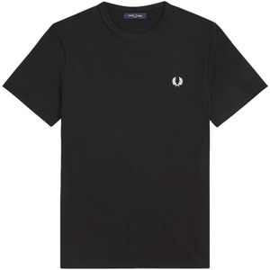 Fred Perry Ringer regular fit T-shirt M3519 - korte mouw O-hals - zwart