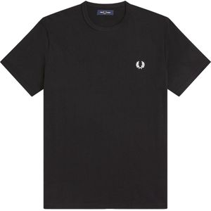Fred Perry T-Shirt Zwart M3519 - Heren - Print T-shirts