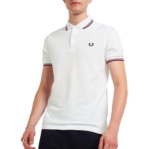Fred Perry - Polo - Wit - 100% Katoen - Slim-Fit