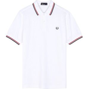 Fred Perry - Polo Wit 748 - Slim-fit - Heren Poloshirt