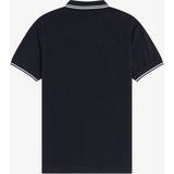 Fred Perry Polo Donkerblauw - Effen Korte Mouw
