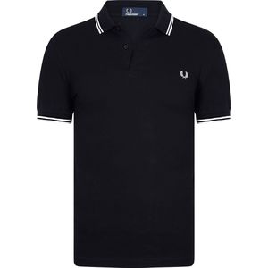 Fred Perry - M3600 - Polo - Zwart - Twin Tipped