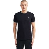 Fred Perry - Twin Tipped T-shirt - Katoen - Donkerblauw