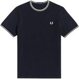 Fred Perry - Twin Tipped T-shirt - Katoen - Donkerblauw