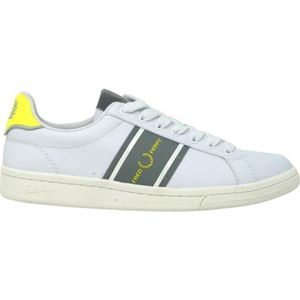 Fred Perry B9280 134 B721 Lederen Witte Sneakers - Maat 37