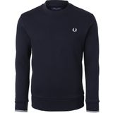 Fred Perry Sweater Logo Dunkel Blau - Größe XL
