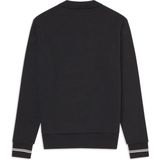 Fred Perry Crew Neck Sweatshirt Truien & Vesten Heren - Sweater - Hoodie - Vest- Zwart