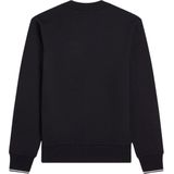 Fred Perry Crew Neck Sweatshirt Truien & Vesten Heren - Sweater - Hoodie - Vest- Zwart