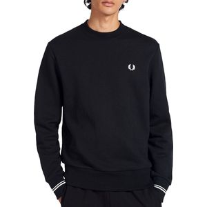 Fred Perry Sweater M7535 Zwart - Heren - Sweaters