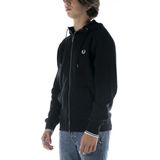 Fred Perry hoodie sweatvest - hooded zip jacket - zwart
