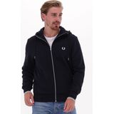 Fred Perry hoodie sweatvest blauw