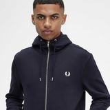 Fred Perry hoodie sweatvest blauw