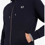 Fred Perry hoodie sweatvest blauw