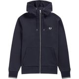 Fred Perry hoodie sweatvest blauw