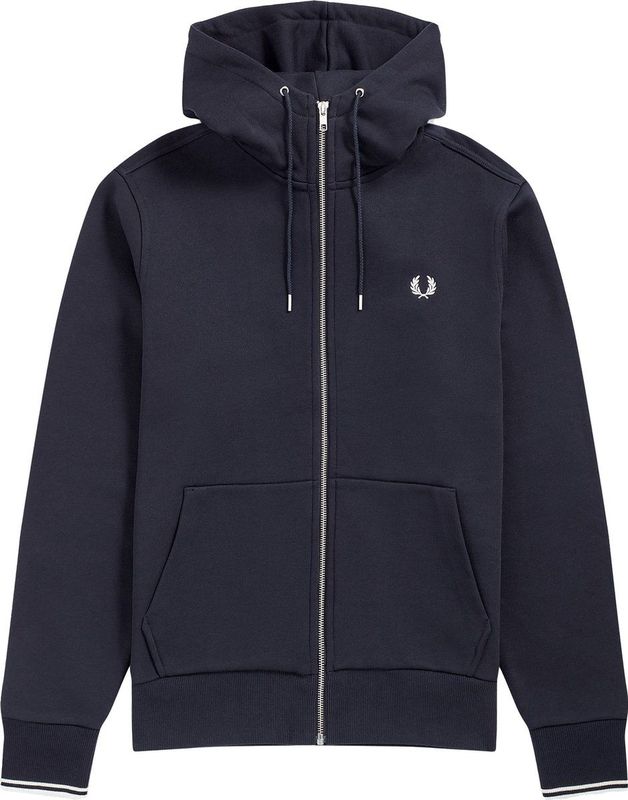 Fred Perry hoodie sweatvest blauw