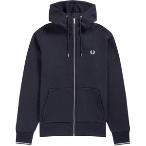 Fred Perry - Zip Vest Donkerblauw - Heren - Modern-fit