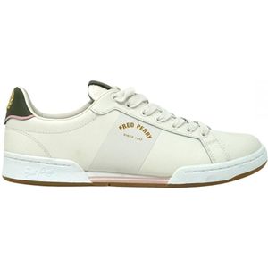 Fred Perry B1255 349 witte leren sneakers