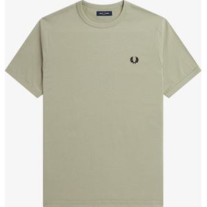Fred Perry Ringer regular fit T-shirt M3519 - korte mouw O-hals - Seagrass - groen