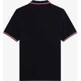 Fred Perry - M3600 - Poloshirt - Marine Blauw - 100% Piqué Katoen