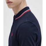 Fred Perry - M3600 - Poloshirt - Marine Blauw - 100% Piqué Katoen