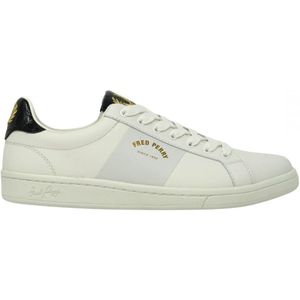 Fred Perry B1271 303 witte leren sneakers