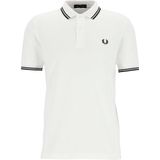 Fred Perry - M3600 - Polo - Wit / Zwart - Katoen