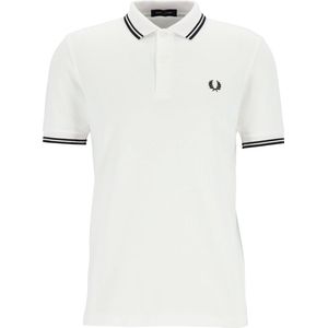 Fred Perry - M3600 - Polo - Wit / Zwart - Katoen