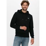 Fred Perry - Tipped Hooded Sweatshirt - Hoodie - Zwart - Katoen/Polyester