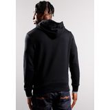 Fred Perry - Tipped Hooded Sweatshirt - Hoodie - Zwart - Katoen/Polyester