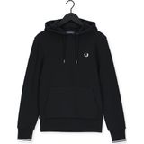 Fred Perry - Tipped Hooded Sweatshirt - Hoodie - Zwart - Katoen/Polyester