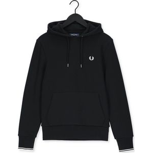 Fred Perry - Fp Getipt Sweatshirt - Heren - Blauw - Katoen