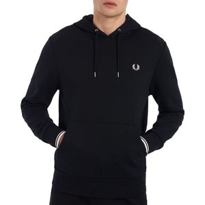 Fred Perry - M2643 - Sweater - Zwart - Katoen