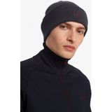 Fred Perry merino wol beanie muts - antraciet - Maat: One size