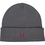 Fred Perry Beanie Merino Wol Grijs