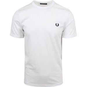 Fred Perry - Ringer T-Shirt - Zwart - Katoen