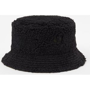 Fred Perry Reversible bucket hoed van teddy - Zwart/ Groen - Maat L