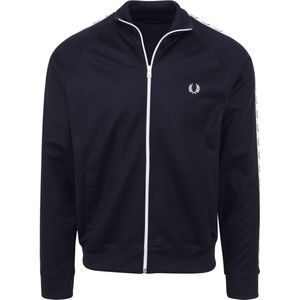 Fred Perry - J4620 - Trainingsjack - Blauw - Polyester