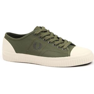 Fred Perry - Sneaker Hughes laag Groen - Schoenmaat 44cm - Katoen Heren