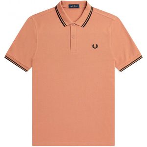 Fred Perry M3600 polo twin tipped shirt - pique - Light Rust