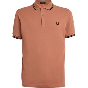Fred Perry M3600 polo twin tipped shirt - pique - Light Rust